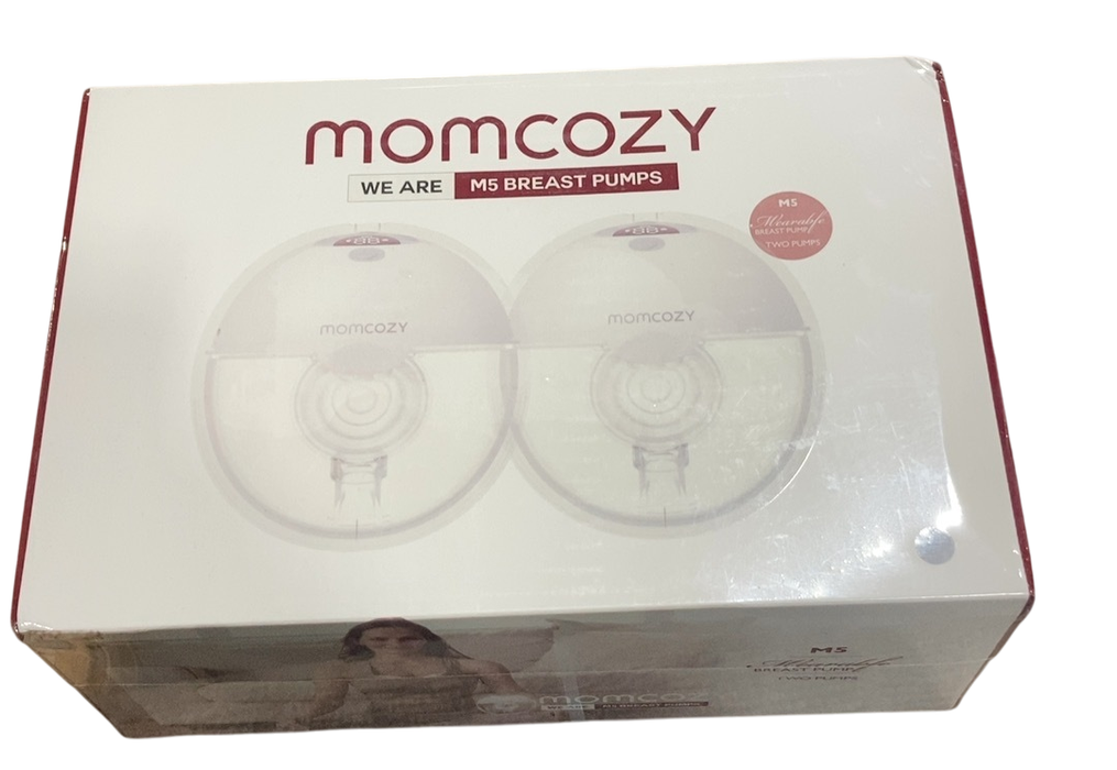 Shop Momcozy All-in-one M5 Double Wearable Breast Pump, Cozy Red at GoodBuy Gear