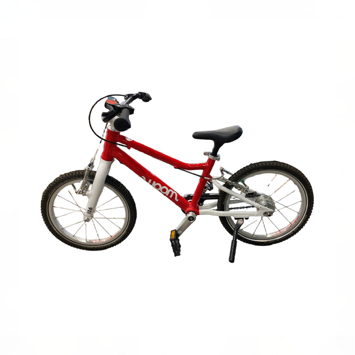 Shop Woom GO 3 Bike "16, AUTOMAGIC, Woom Red at GoodBuy Gear