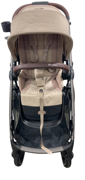Shop Cybex e-Gazelle S Stroller, 2024, Almond Beige, Black at GoodBuy Gear