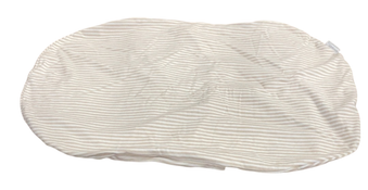 Shop Snuggle Me Organic Cover for Sensory Infant Lounger, Beige and White Striped at GoodBuy Gear