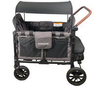 Shop Wonderfold W4 Luxe Quad Stroller Wagon, 2024, Charcoal Grey with Black Frame at GoodBuy Gear