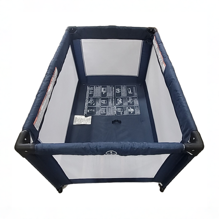 Shop Dream On Me Zazzy Portable Playard with Bassinet, Navy at GoodBuy Gear