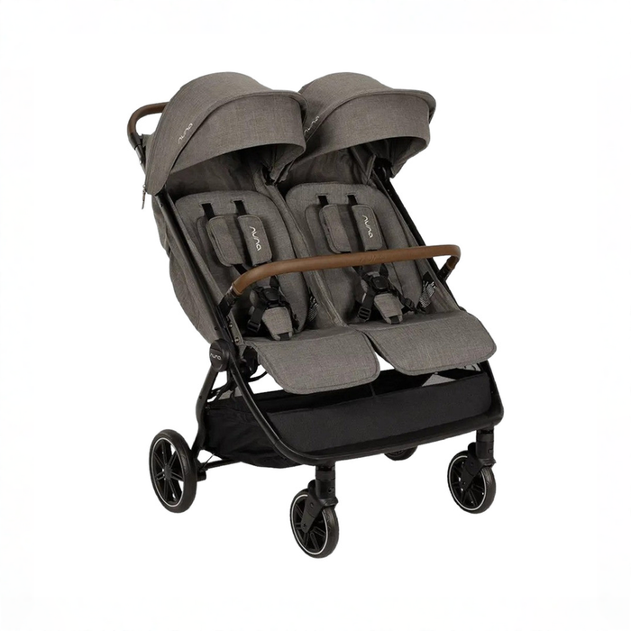 Shop Nuna TRVL Dubl Stroller, 2024, Granite at GoodBuy Gear