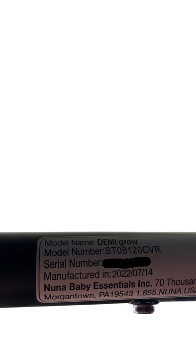 Shop Nuna Demi Grow Stroller, 2022, Caviar at GoodBuy Gear