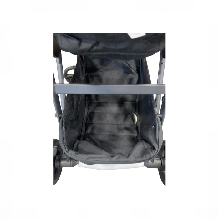 Shop Mockingbird Single to Double 3.0 Stroller, 2025, Charcoal with Penny Leather, Solid Black at GoodBuy Gear