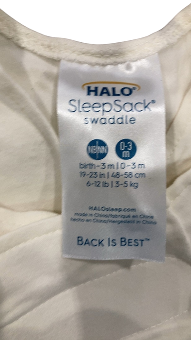 Shop Halo Organic Cotton SleepSack Swaddle, Cream, Newborn at GoodBuy Gear