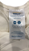 Shop Halo Organic Cotton SleepSack Swaddle, Cream, Newborn at GoodBuy Gear