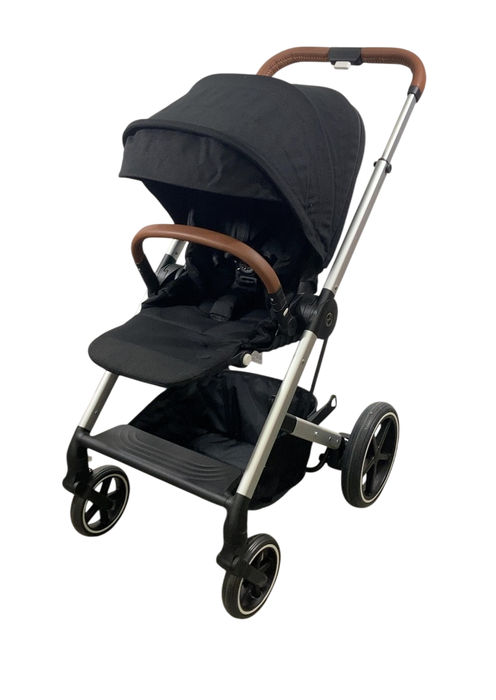 Shop Cybex Balios S Lux Stroller, 2022, Silver, Moon Black at GoodBuy Gear