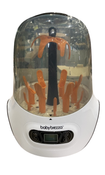 Shop Baby Brezza One Step Baby Bottle Sanitizer and Dryer (Steam Sterilizer), White on Black at GoodBuy Gear