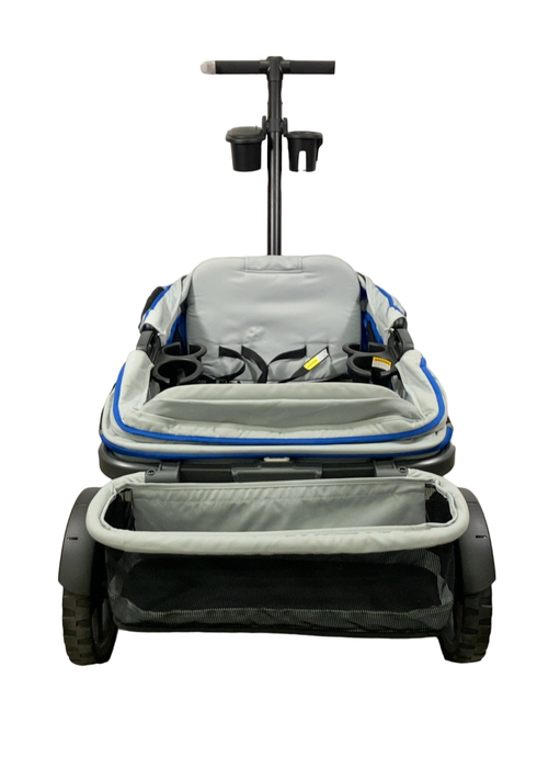 Shop Gladly Family Anthem4 Classic 4 Seater All Terrain Wagon Stroller, Electric Silver at GoodBuy Gear