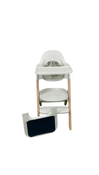 Shop Mockingbird High Chair, 2.0, Natural Beech, White at GoodBuy Gear