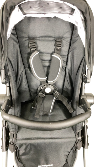 Shop Mockingbird Single to Double 2.0 Stroller, Black, Watercolor Drops, Silver With Black Leather, 2025 at GoodBuy Gear