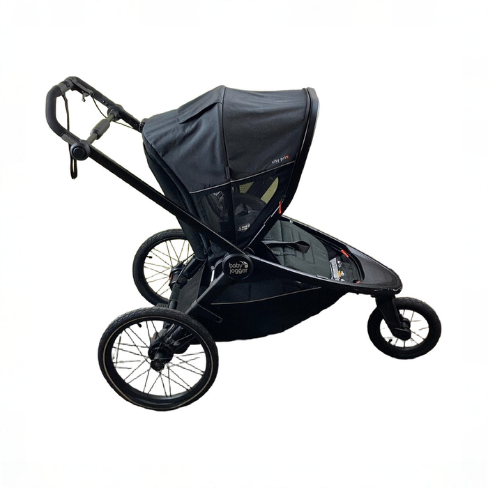 Shop Baby Jogger City Prix Jogger x Bike Trailer, 2024, Ambition Black at GoodBuy Gear