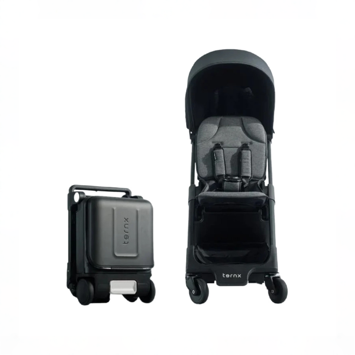 Shop TernX Carry On Luggage Stroller, 2025, Black/Grey at GoodBuy Gear