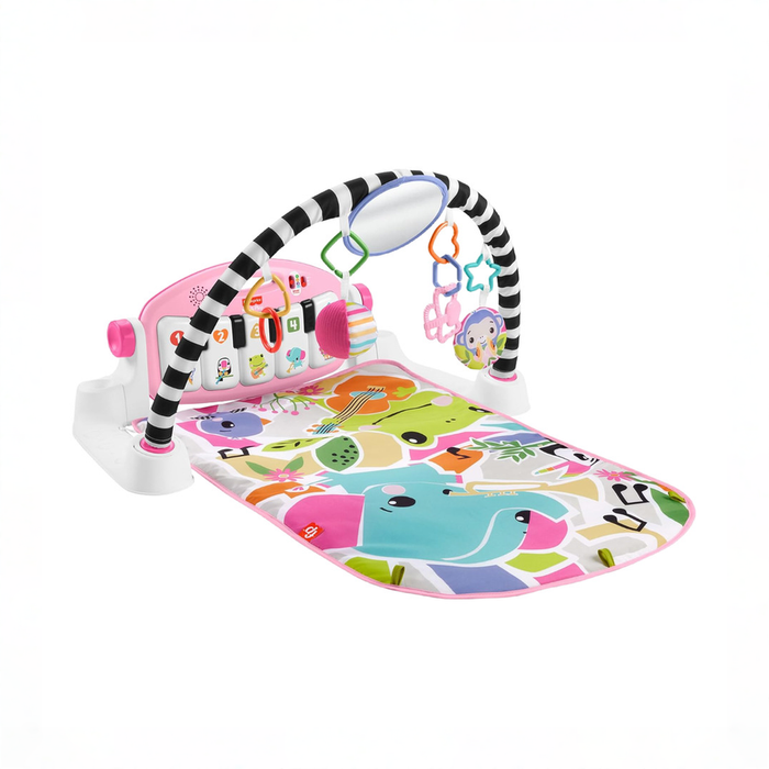 Shop Fisher Price Glow And Grow Kick And Play Piano Activity Mat, Pink at GoodBuy Gear