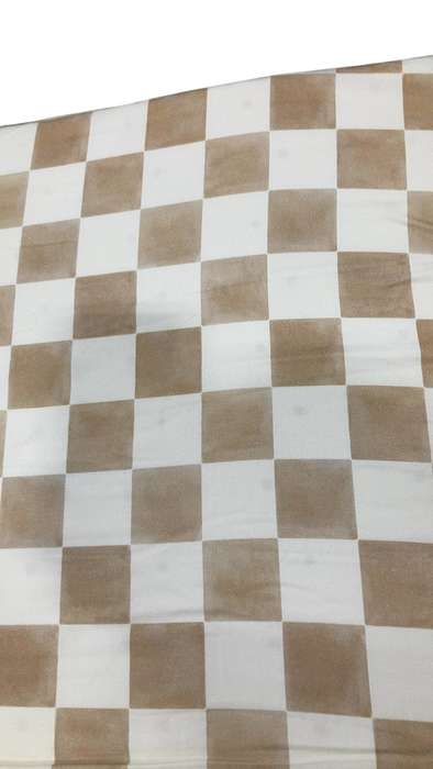Shop Toki Kids Mega Padded Play Mat 55" x 55", Checker Toffee at GoodBuy Gear