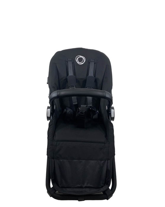 Bugaboo Donkey 5 Duo Extension Set, 2025, Black, Midnight Black, Midnight Black, with Canopy