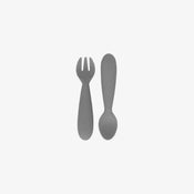 Shop ezpz Mini Utensils, Gray at GoodBuy Gear