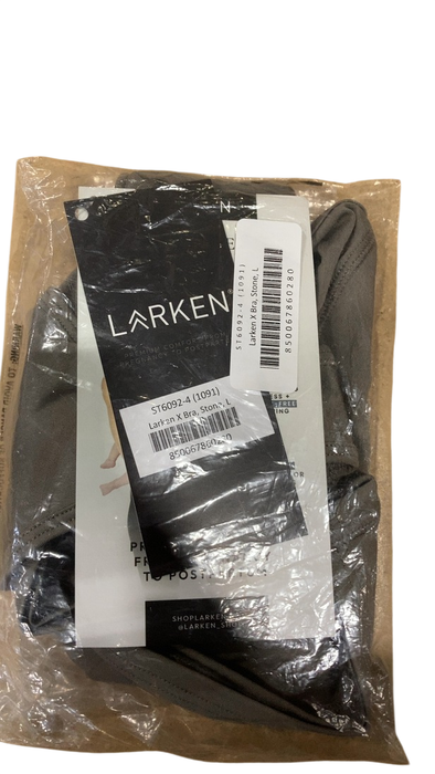 Shop Larken The Larken X Nursing Bra, Large, 2 pack, Mocha/ Stone at GoodBuy Gear