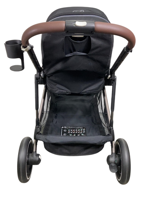 Shop Cybex Gazelle S Modular Stroller, 2024, Moon Black, Taupe Frame at GoodBuy Gear
