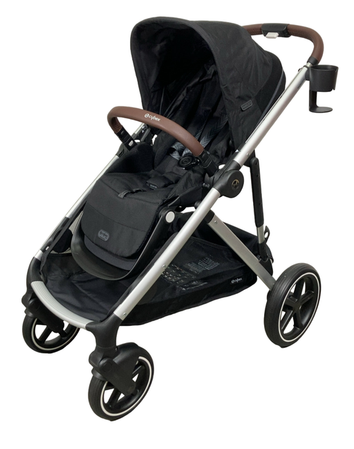 Shop Cybex Gazelle S Modular Stroller, 2024, Moon Black, Silver Frame at GoodBuy Gear