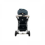 Shop Mockingbird Single 3.0 Stroller, 2025, Charcoal with Penny Leather, Stone Blue at GoodBuy Gear