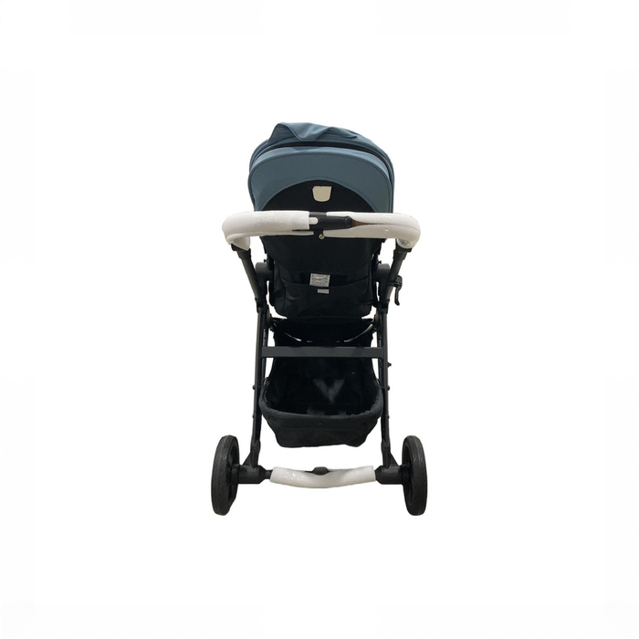 Shop Mockingbird Single 3.0 Stroller, 2025, Charcoal with Penny Leather, Stone Blue at GoodBuy Gear