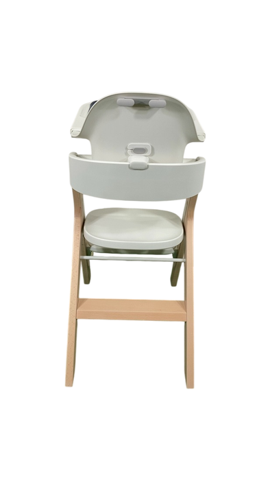 Shop Mockingbird High Chair, 2.0, Natural Beech, White at GoodBuy Gear