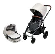 Shop UPPAbaby VISTA V2 Stroller, 2023, Anthony (White & Grey Chenille) at GoodBuy Gear