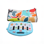 Shop Fisher Price Glow And Grow Kick And Play Piano Activity Mat, New Blue at GoodBuy Gear