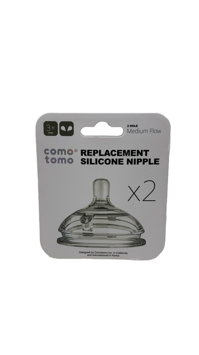 Shop Comotomo Replacement Nipple Set, Medium flow at GoodBuy Gear