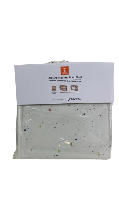 Shop Stokke Sleepi Fitted Sheet By Petit Pehr, Celestial, V3 at GoodBuy Gear