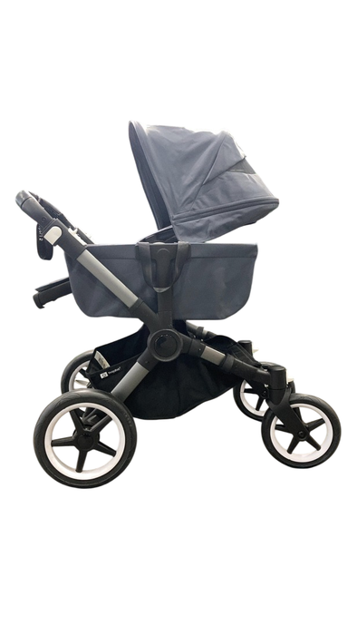 Shop Bugaboo Donkey 5 Mono Stroller, 2023, Graphite, Stormy Blue, Stormy Blue at GoodBuy Gear