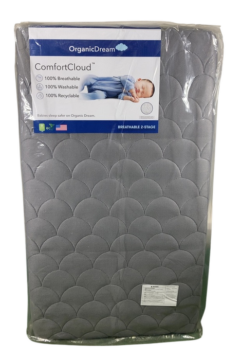 Shop Organic Dream ComfortCloud 2-Stage Crib Mattress, Grey at GoodBuy Gear