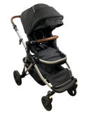 Shop Mockingbird Single to Double 2.0 Stroller, 2024, Black, Silver With Penny Leather, Windowpane at GoodBuy Gear