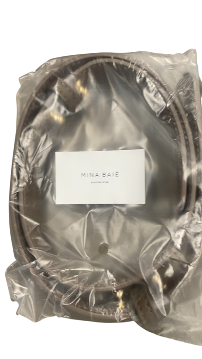 Shop Mina Baie Harlow Vegan Midi, Clay at GoodBuy Gear