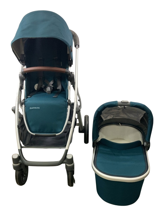 Shop UPPAbaby VISTA V2 Stroller, 2020, Finn (Deep Sea) at GoodBuy Gear
