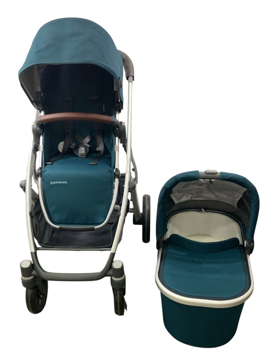 Shop UPPAbaby VISTA V2 Stroller, 2020, Finn (Deep Sea) at GoodBuy Gear