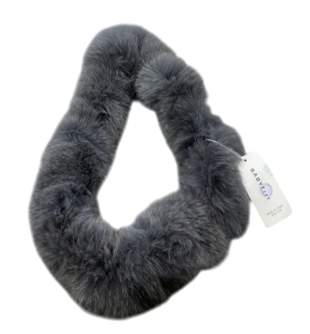 Shop BabyFrrr Faux Fur Stroller Hood Trim, Charcoal Grey at GoodBuy Gear