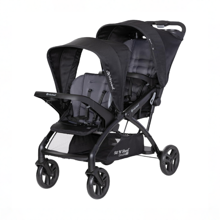 Shop Baby Trend Sit N' Stand Double 2.0 Stroller, 2026, Dash black at GoodBuy Gear