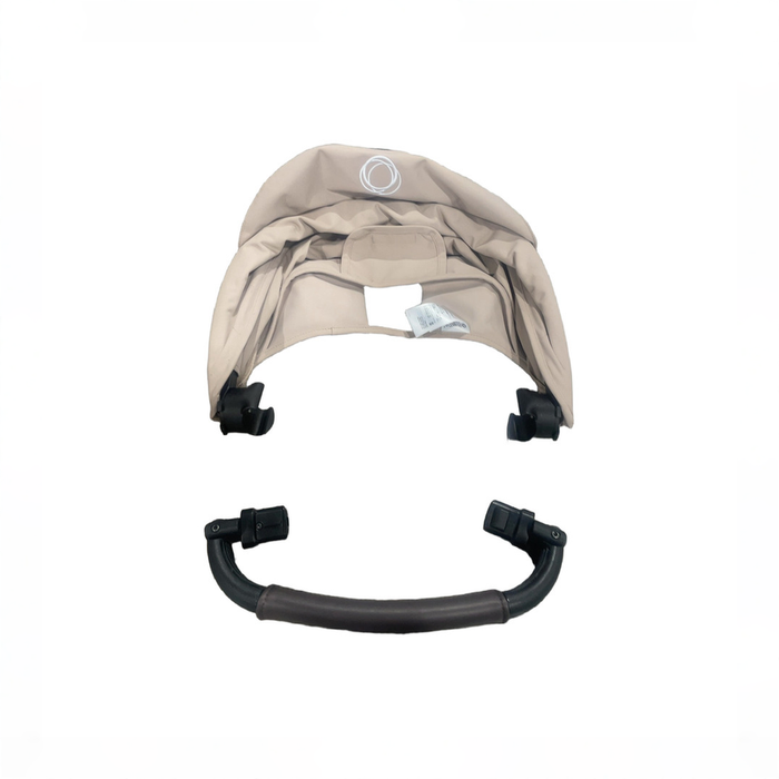 Shop Bugaboo Donkey 6 Sibling Seat, Misty White - HIDDEN SR 6/3 at GoodBuy Gear