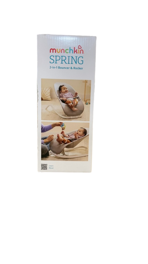 Shop Munchkin Spring Baby Bouncer and Rocker Seat, Grey at GoodBuy Gear