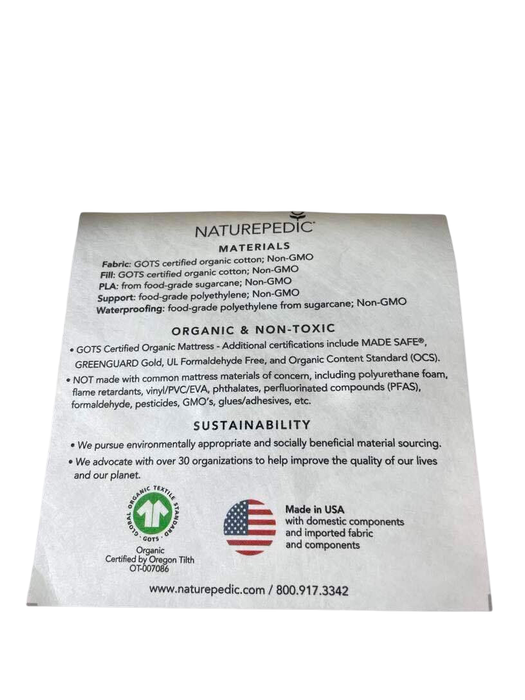 Shop Naturepedic Organic Mini Crib Mattress at GoodBuy Gear