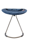 Shop BabyBjorn Bouncer Bliss, Dark Gray Frame, Midnight Blue Cotton Classic Quilt at GoodBuy Gear