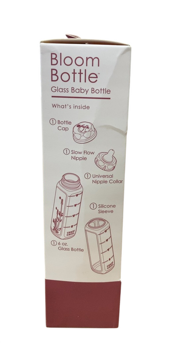 Shop Ceres Chill Bloom Glass Baby Bottle, Gray at GoodBuy Gear