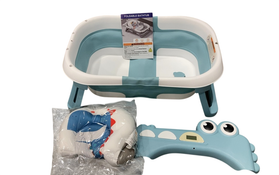 Shop Tavlshero Collapsible Baby Bathtub, Blue at GoodBuy Gear