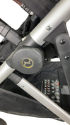 Shop Cybex Gazelle S Modular Stroller, 2023, Moon Black, Silver Frame at GoodBuy Gear