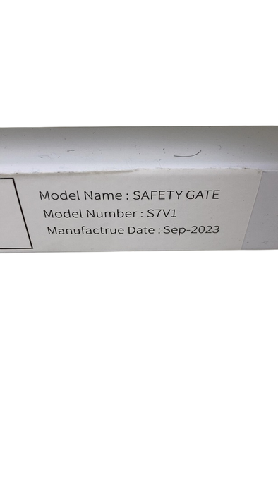 Shop Cumbor Safety Gate, White, 29.7" to 46", S7V1 at GoodBuy Gear