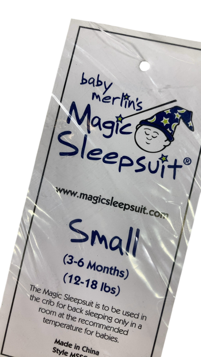 Shop Baby Merlin's Magic Sleepsuit, Cotton, Cream, Small 3-6 Months at GoodBuy Gear