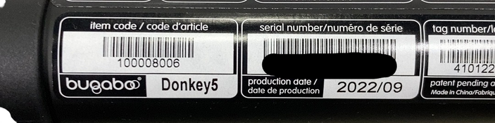 Shop Bugaboo Donkey 5 Mono Stroller Frame Only, 2022, Black at GoodBuy Gear